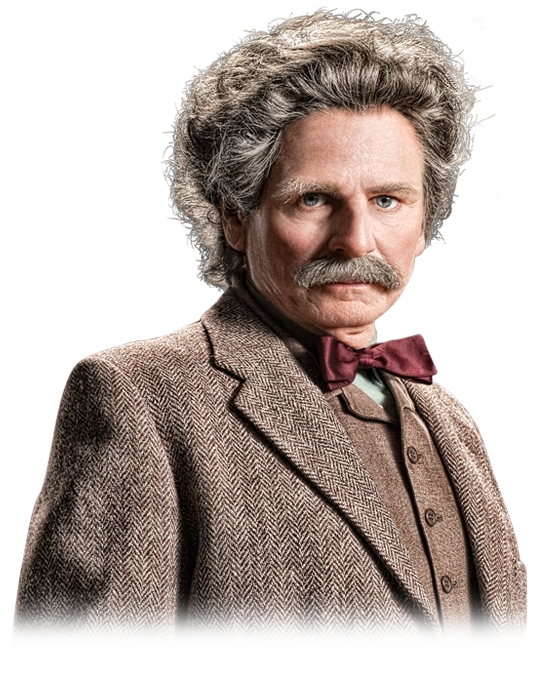 Portrait of an actor portraying Grieg